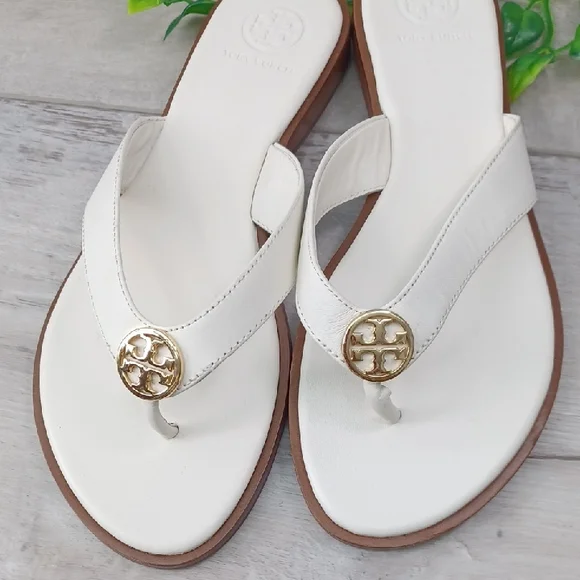 Tory Burch Benton Leather Sandal NWOT - Picture 4 of 7